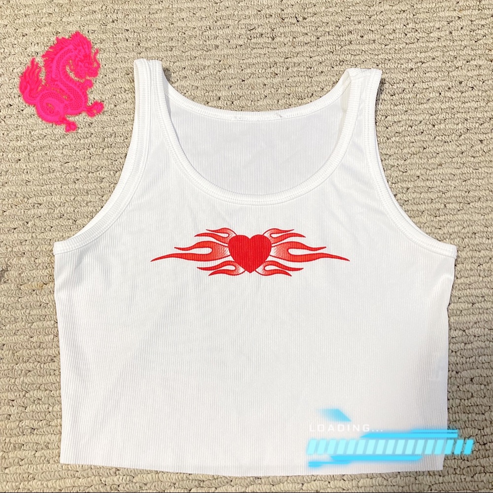 Y2K HEART TANK